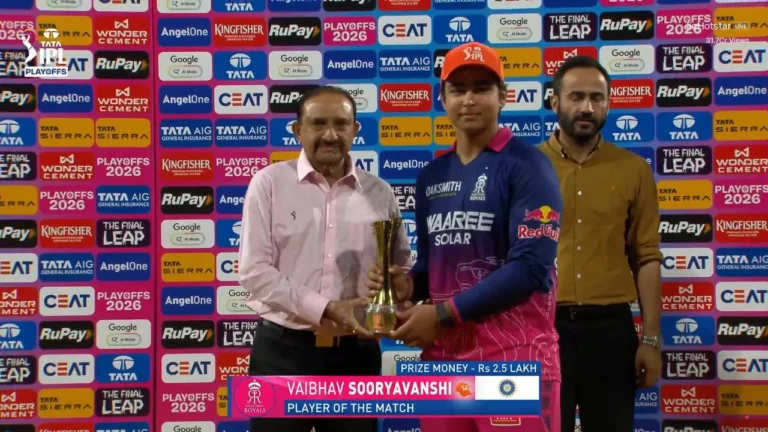 “Win the trophy”: Vaibhav Sooryavanshi throws challenge to Virat Kohli and RCB a – IPL 2026: ویبھو سوریہ ونشی کا ریکارڈ توڑ کھیل، راجستھان رائلز فاتح