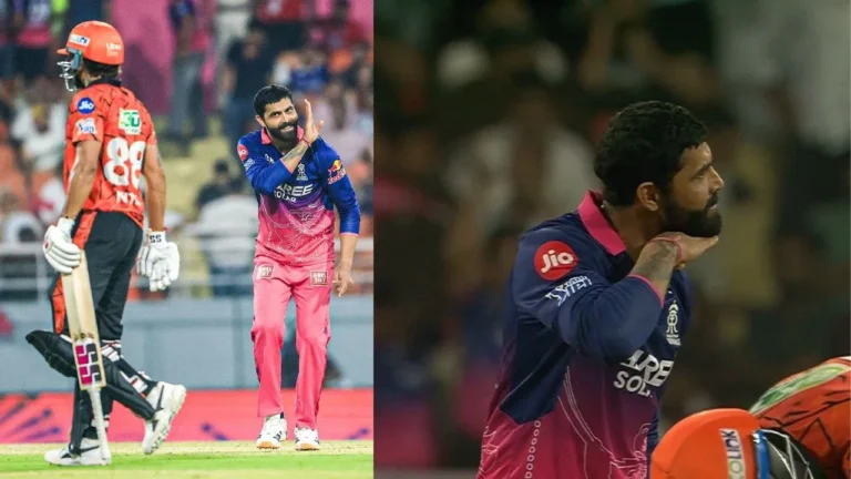 Ravindra Jadeja brings out ‘Pushpa’ celebration after dismissing Nitish Kumar Re – روندرا جڈیجا کا ‘پشپا’ انداز: ایس آر ایچ کے خلاف شاندار جشن